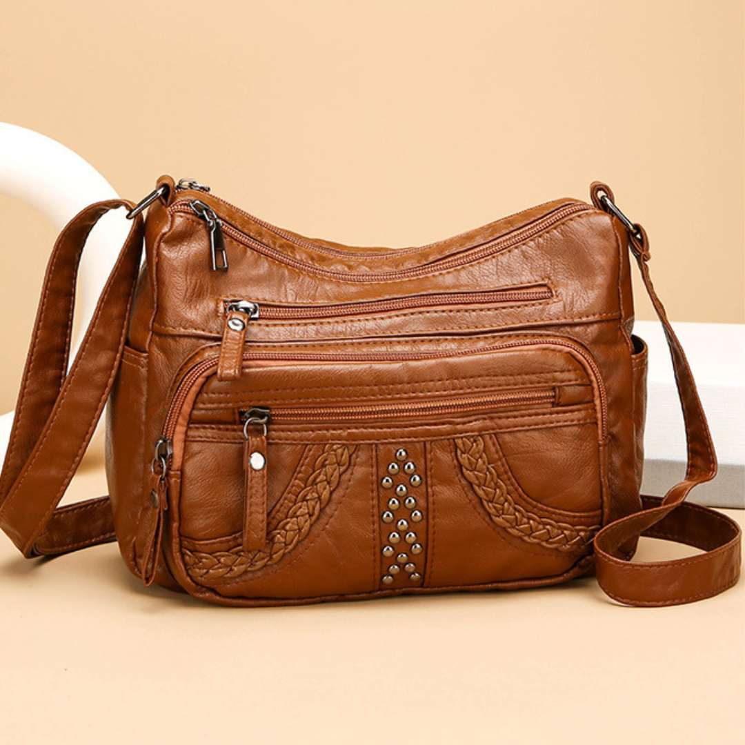 Novara Studded Shoulder Bag