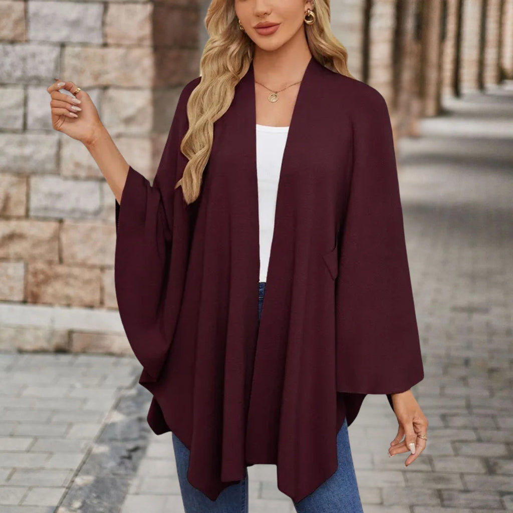 Silei Elegant Poncho Sweater