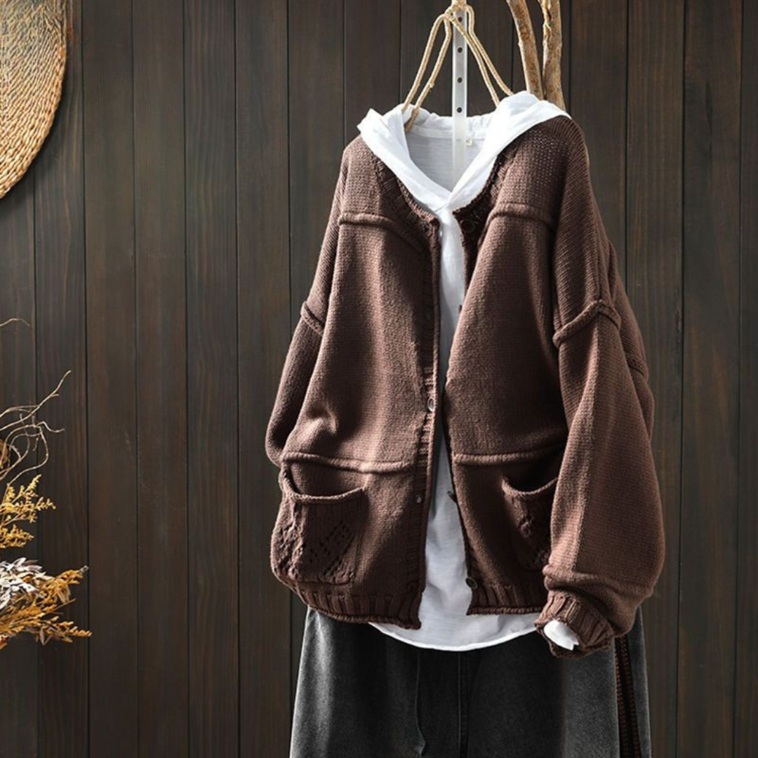 Margot Textured Knit Cardigan