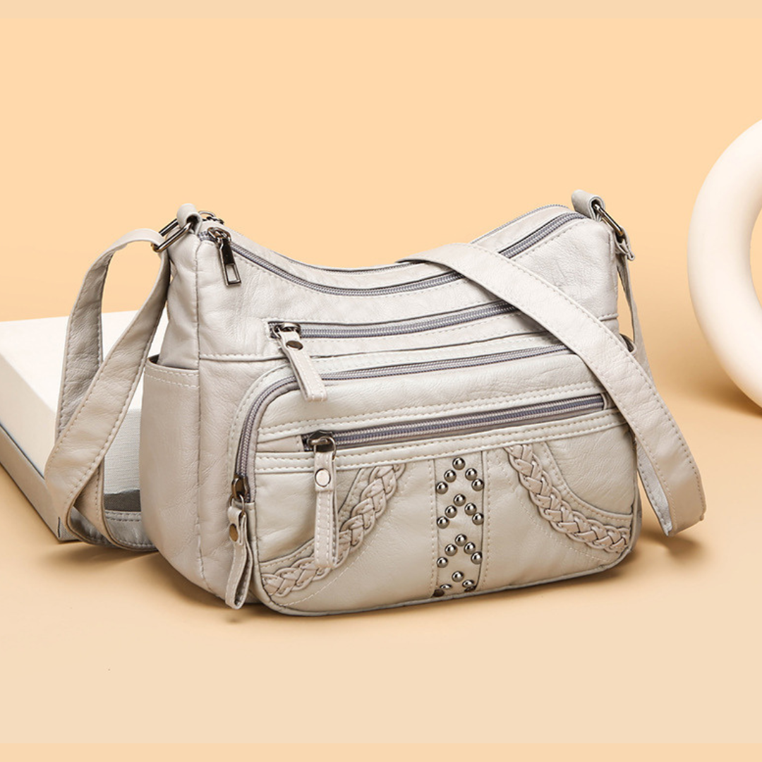 Novara Studded Shoulder Bag