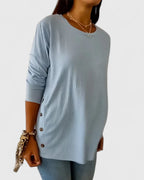 Megan™ Elegant Crew Top