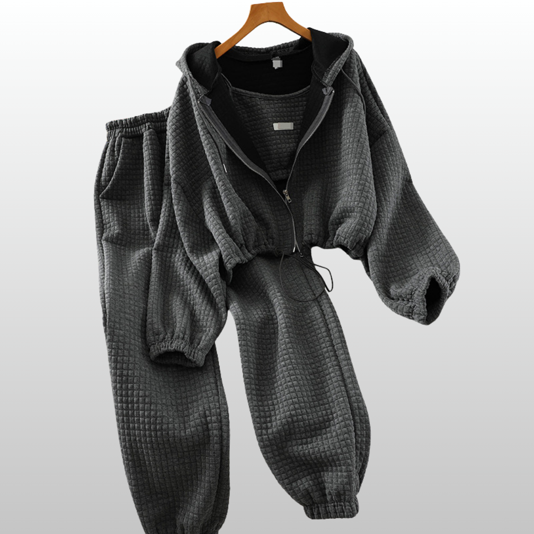 Ava Waffle Lounge Set
