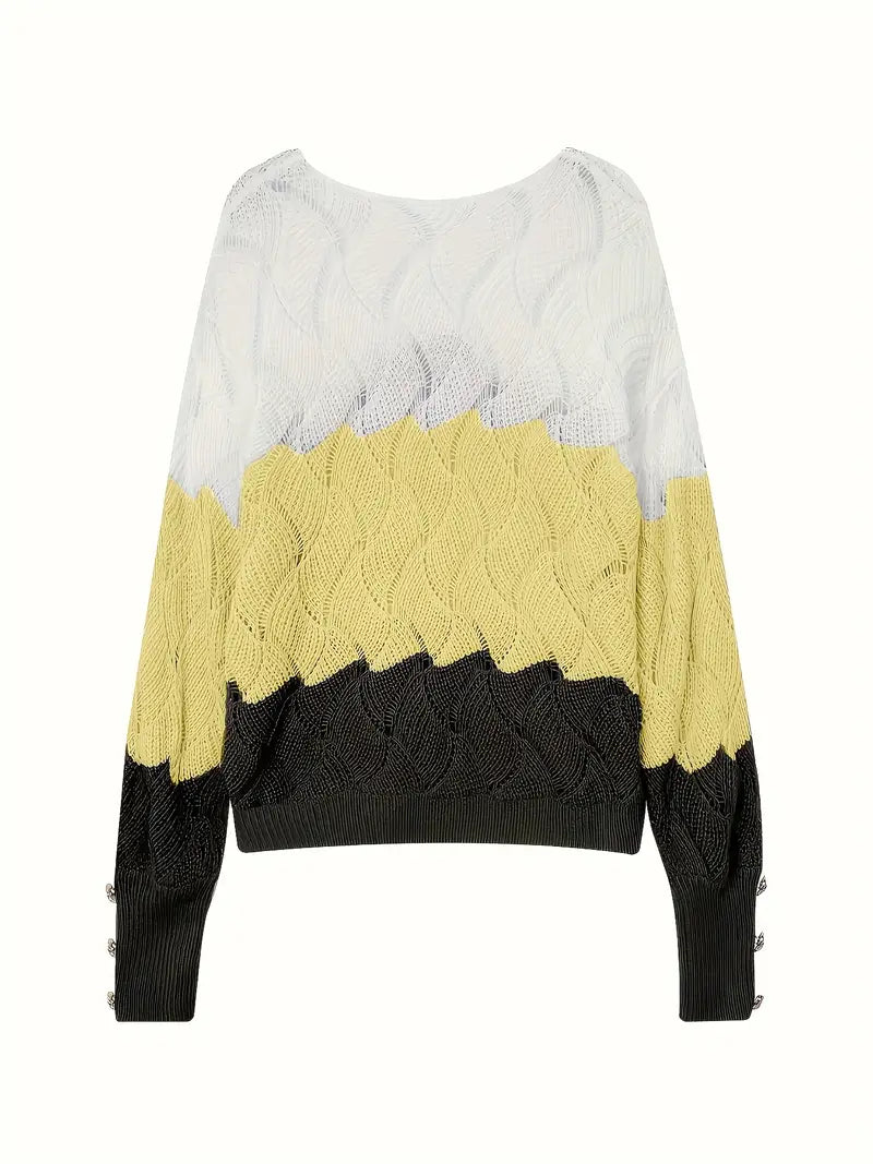 Benilda Elegant V-Neck Sweater
