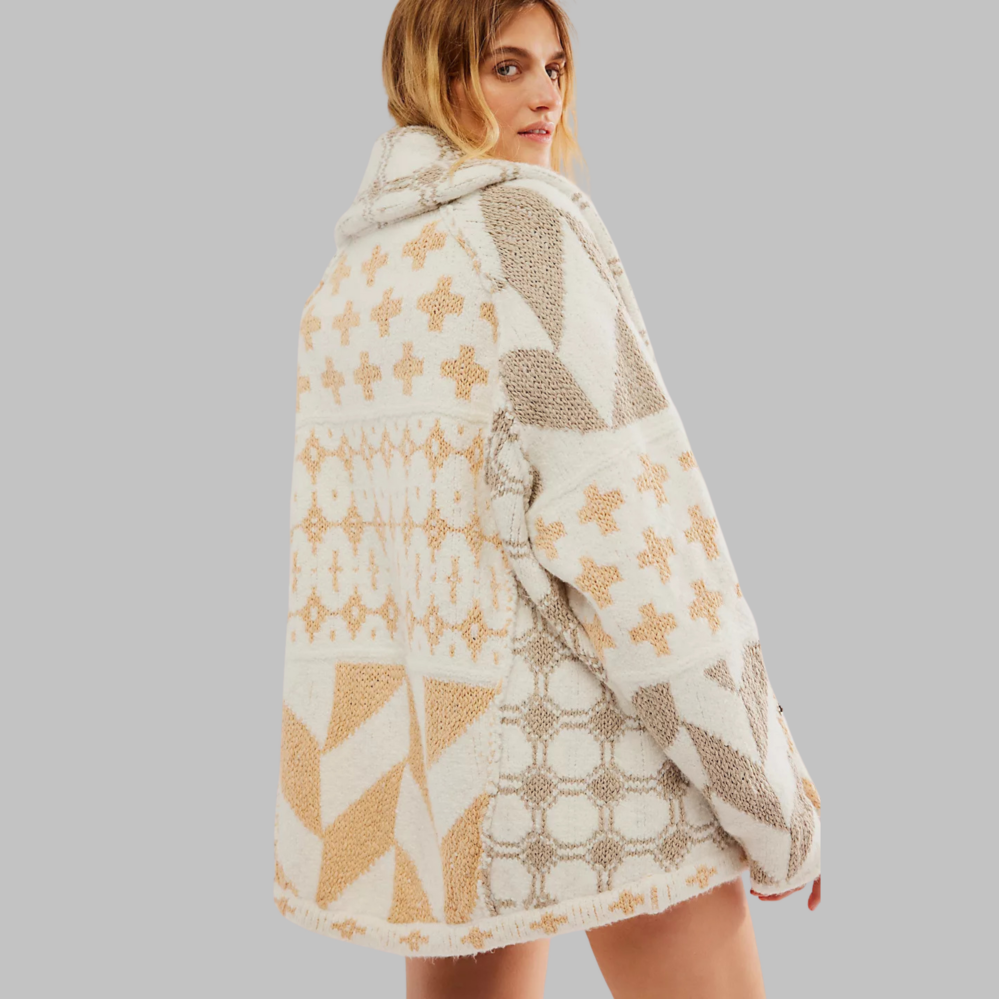 Portia™ Vintage Button Down Cardigan