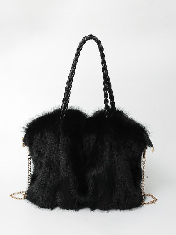 Charlotte Plush Shoulder Bag