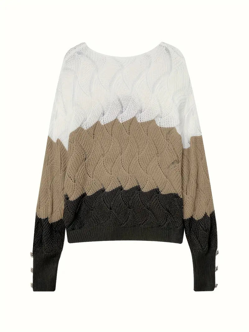 Benilda Elegant V-Neck Sweater