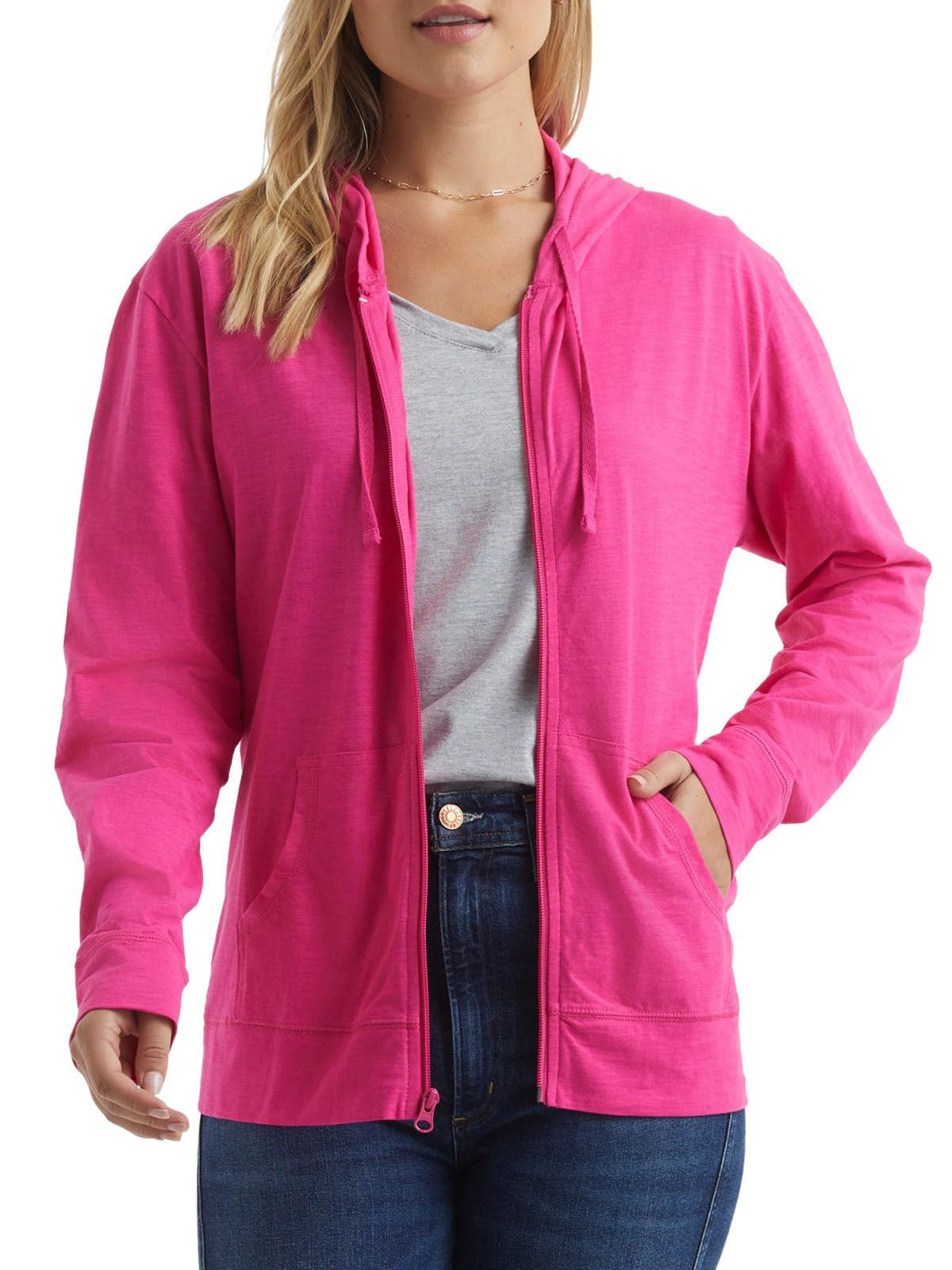 Lena Lightweight Zip Hoodie