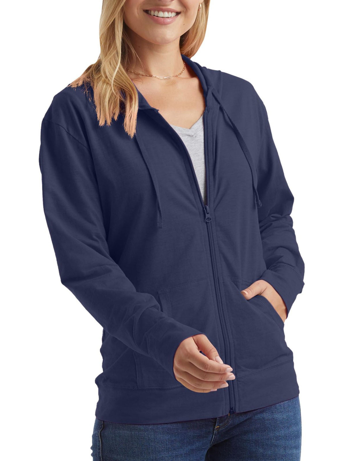 Lena Lightweight Zip Hoodie