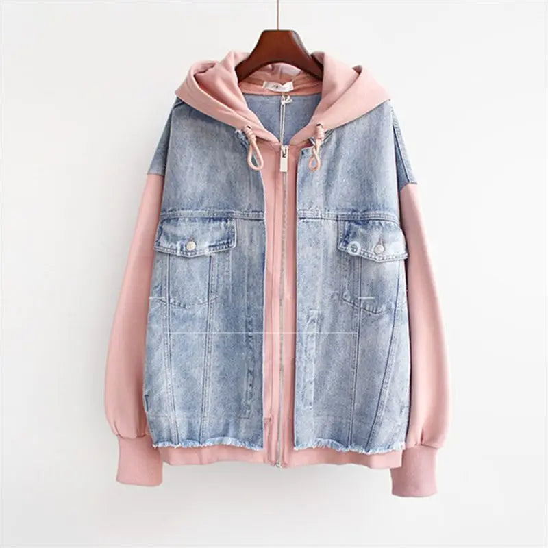 Lena Denim Hoodie Jacket