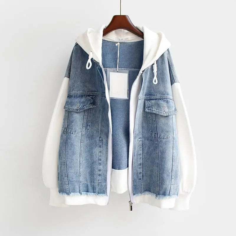 Lena Denim Hoodie Jacket