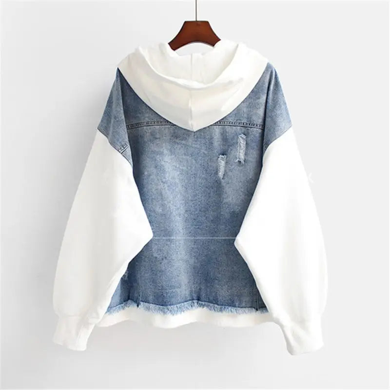 Lena Denim Hoodie Jacket