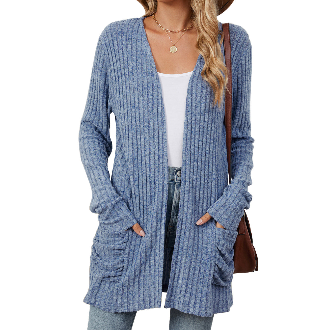 Nora Longline Ribbed Cardigan