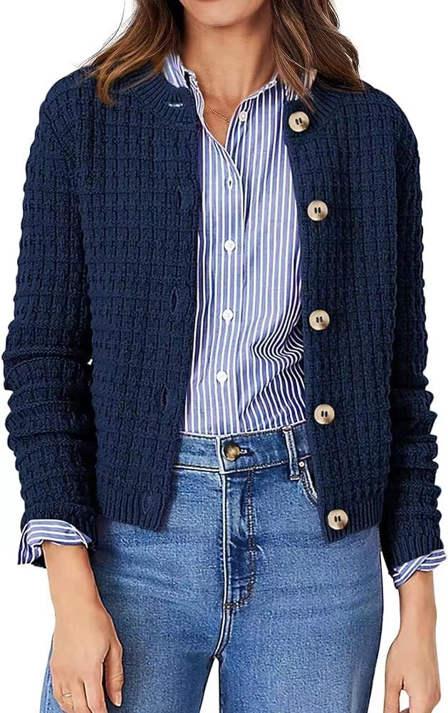 Julia Textured Knit Cardigan