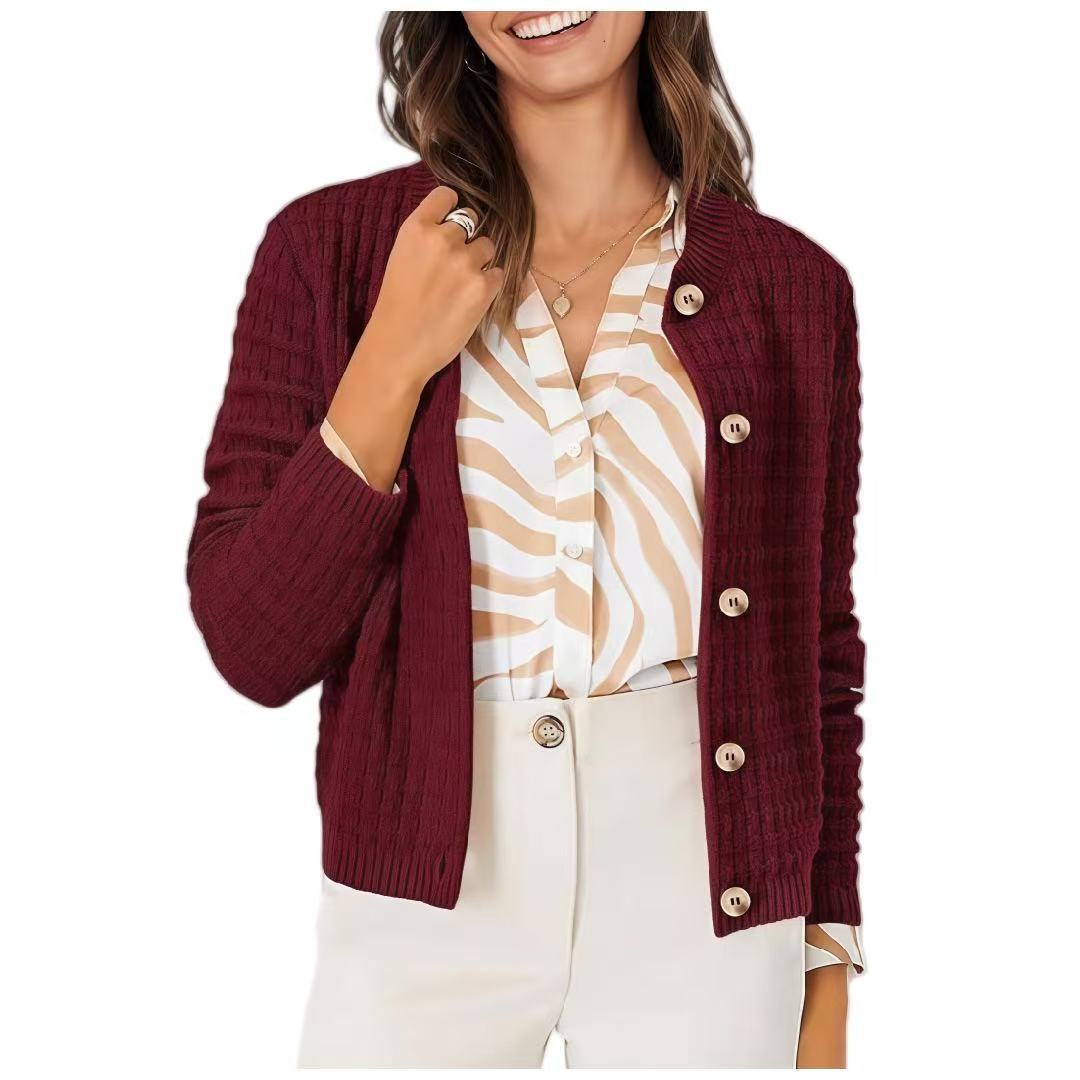 Julia Textured Knit Cardigan