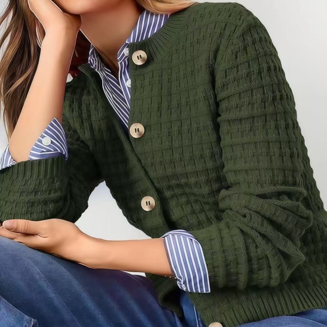 Julia Textured Knit Cardigan