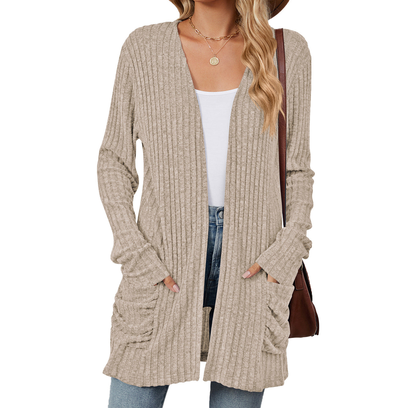 Nora Longline Ribbed Cardigan