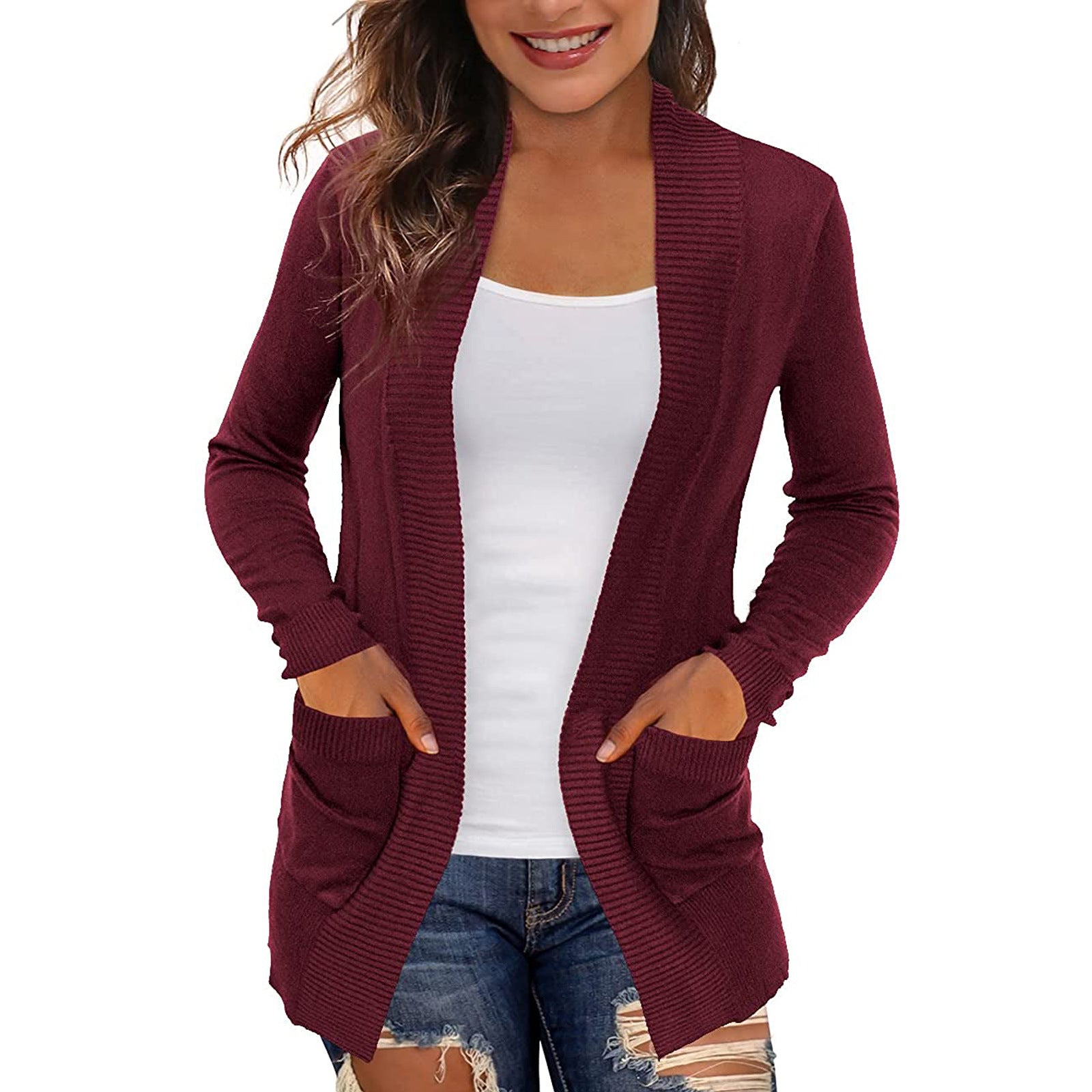 Ella Open Front Cardigan