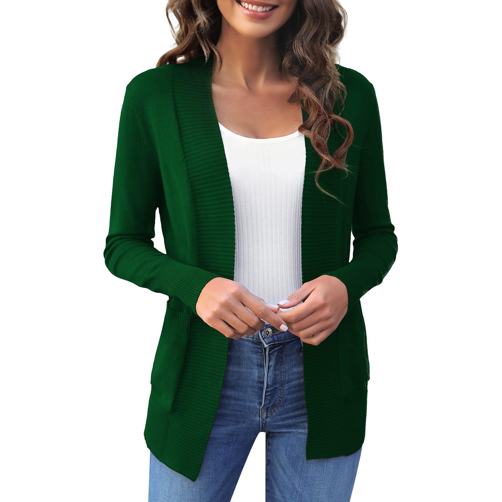 Ella Open Front Cardigan