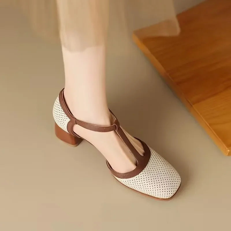 Camille Mid Heel Shoes