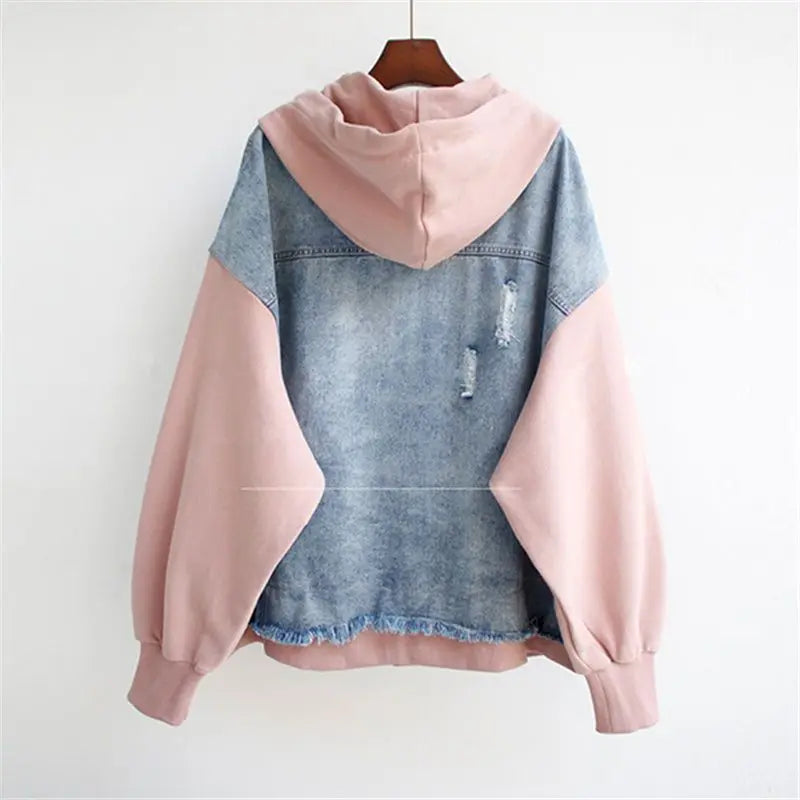 Lena Denim Hoodie Jacket