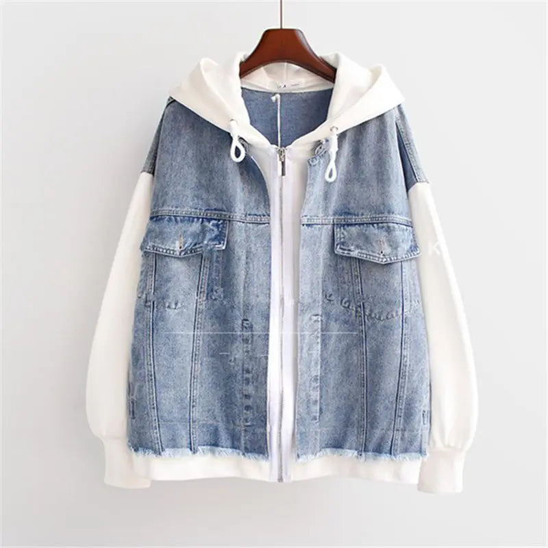 Lena Denim Hoodie Jacket