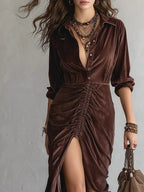 Thalisse - Elegant Midi Dress