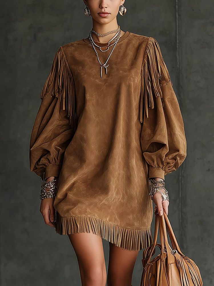 Emma Suede Mini Dress