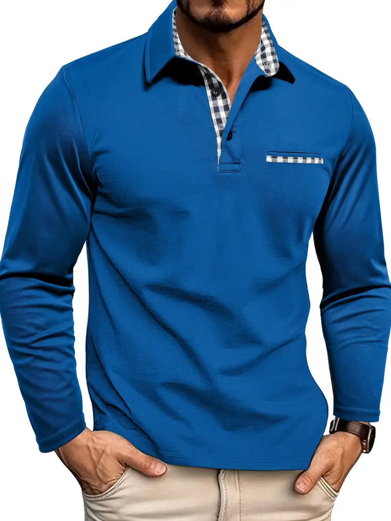 Preston™ Long Sleeve Polo – Valourás