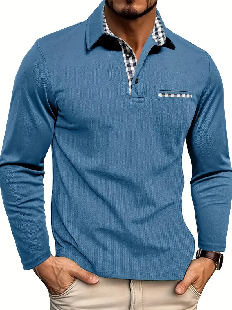 Preston™ Long Sleeve Polo – Valourás