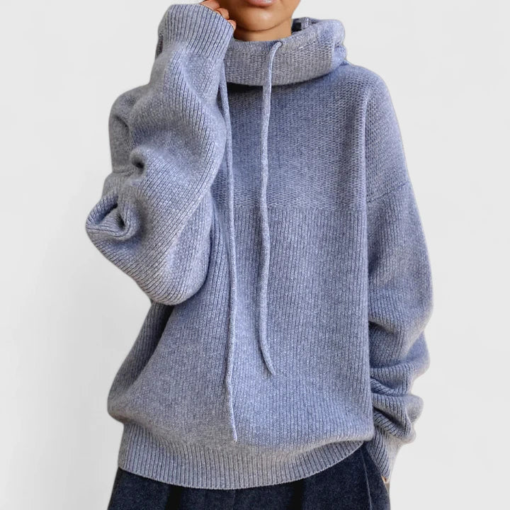 Mary| Cozy Knit Hoodie