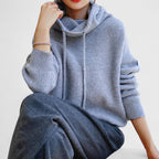Mary| Cozy Knit Hoodie