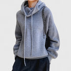 Mary| Cozy Knit Hoodie