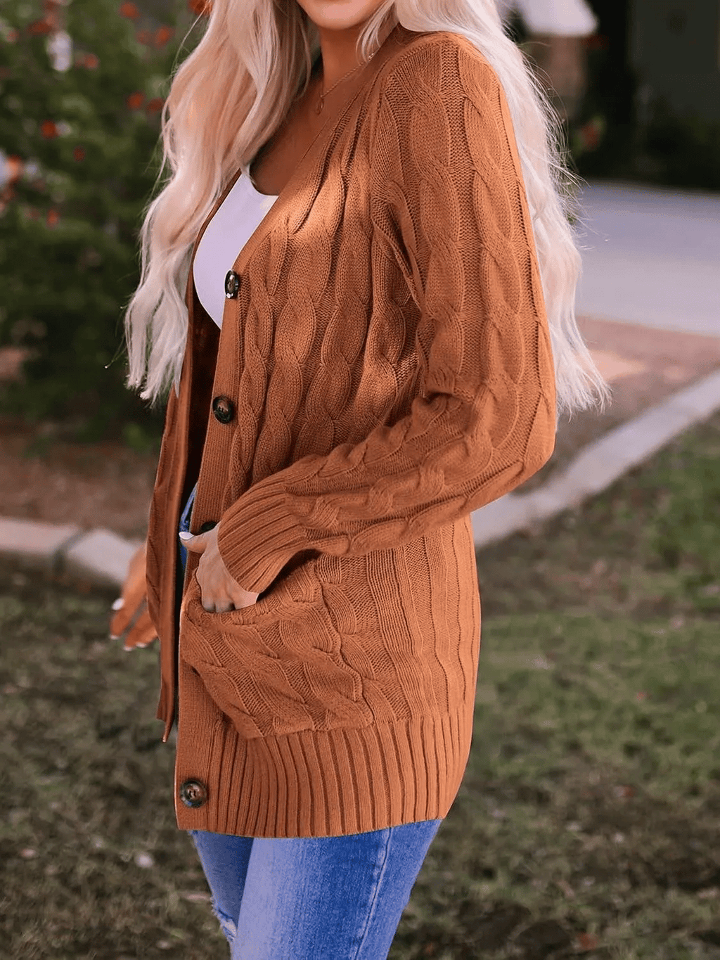 Elowen Button-Down Knit Cardigan