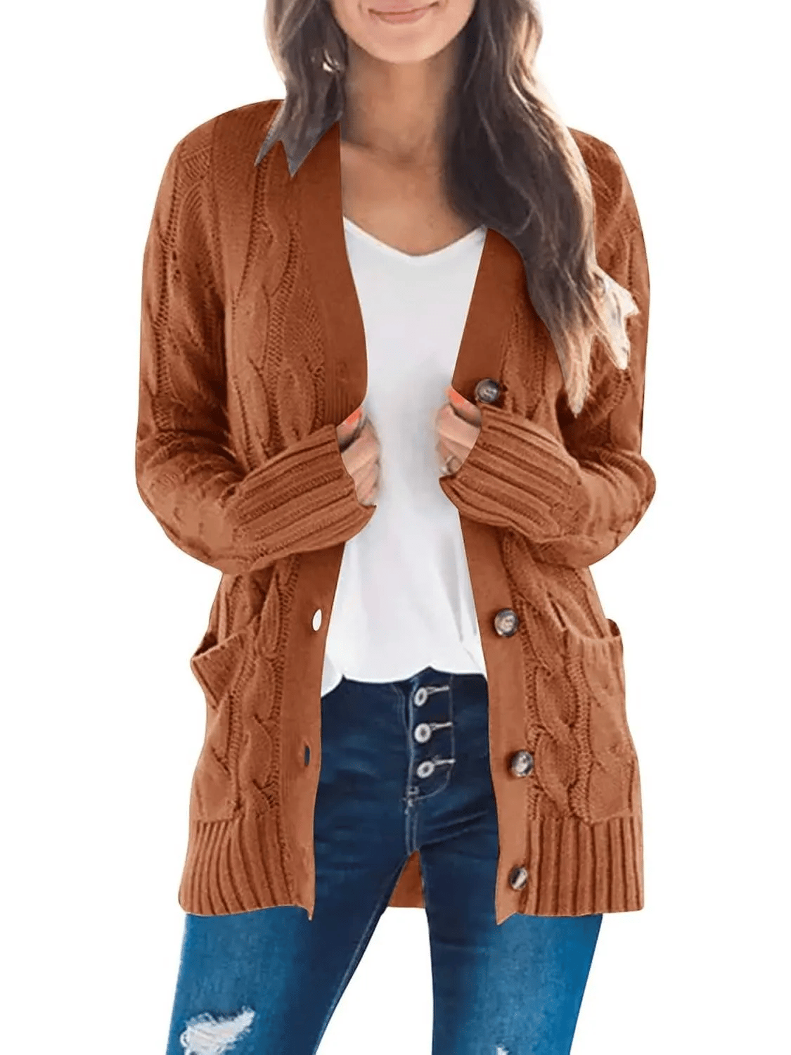 Elowen Button-Down Knit Cardigan