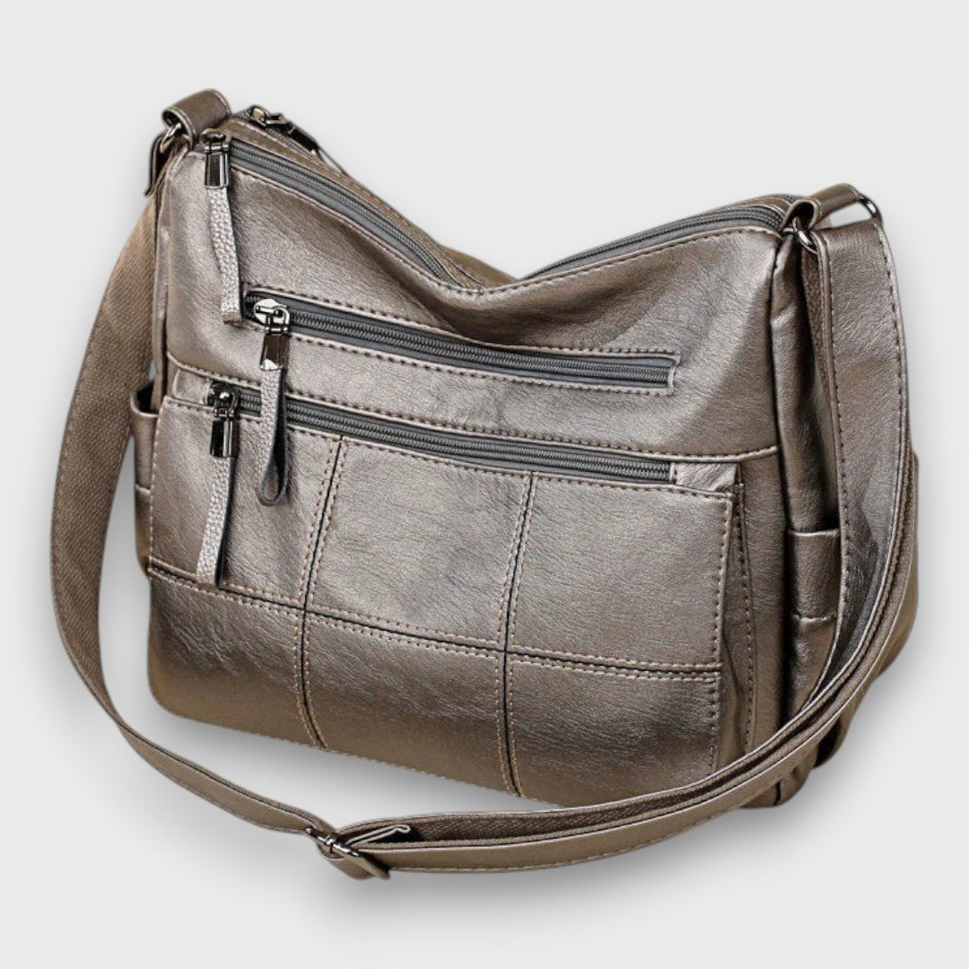 Berlana Classic Solid-Color Shoulder Bag