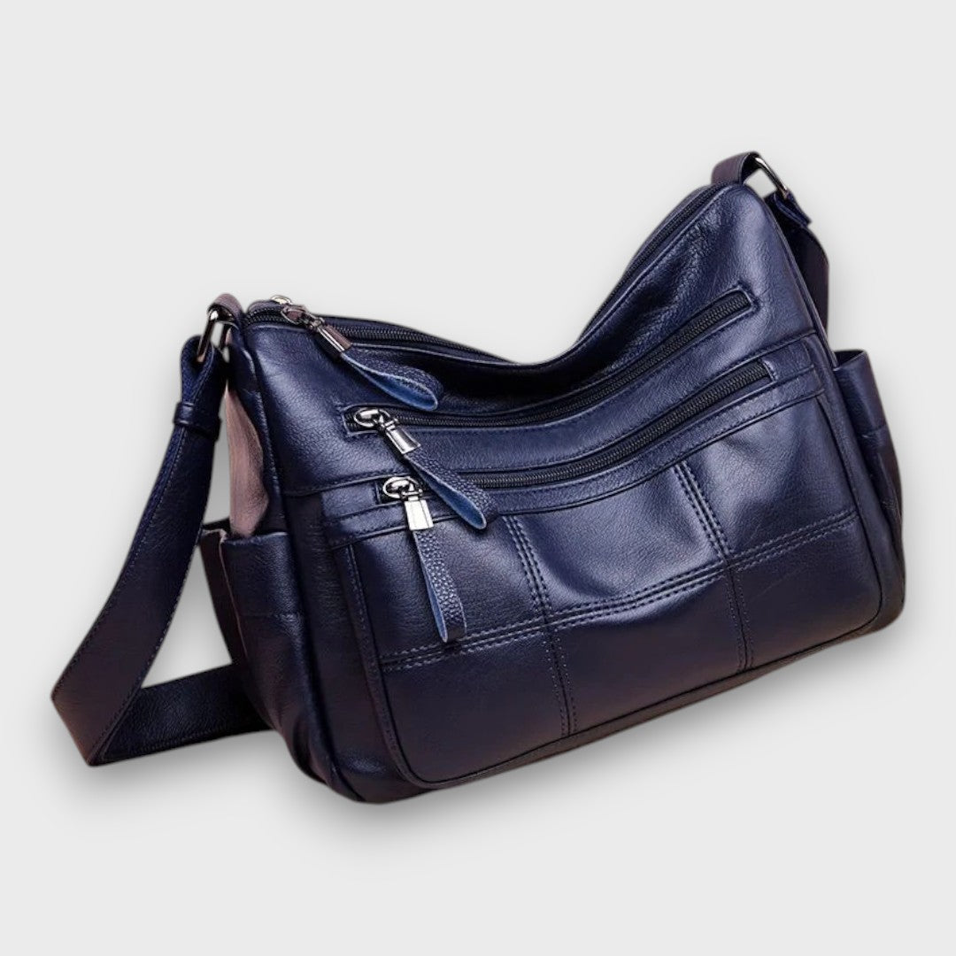 Berlana Classic Solid-Color Shoulder Bag