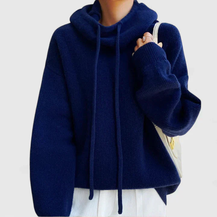 Mary| Cozy Knit Hoodie