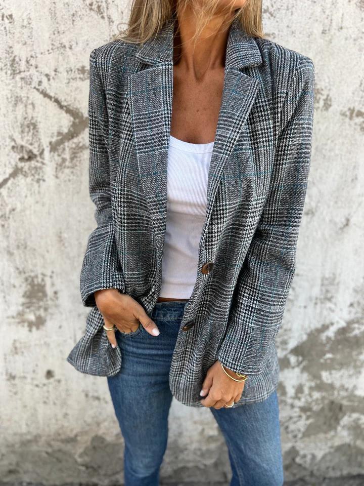 Annabelle | Casual Plaid Blazer
