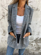 Annabelle | Casual Plaid Blazer