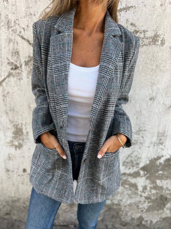 Annabelle | Casual Plaid Blazer