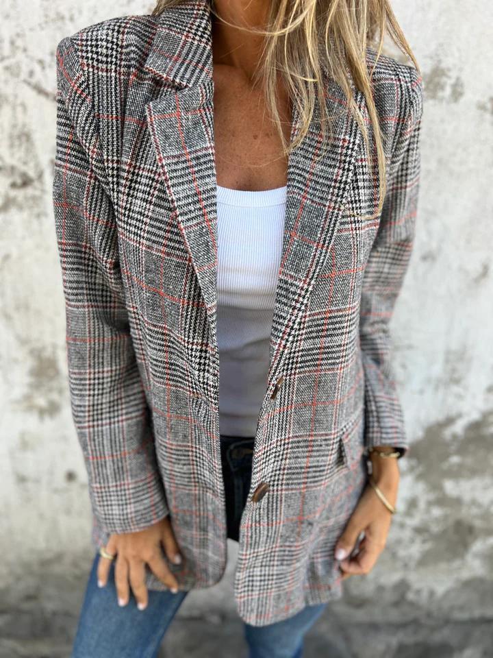 Annabelle | Casual Plaid Blazer