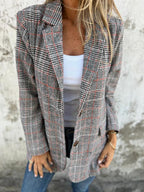 Annabelle | Casual Plaid Blazer
